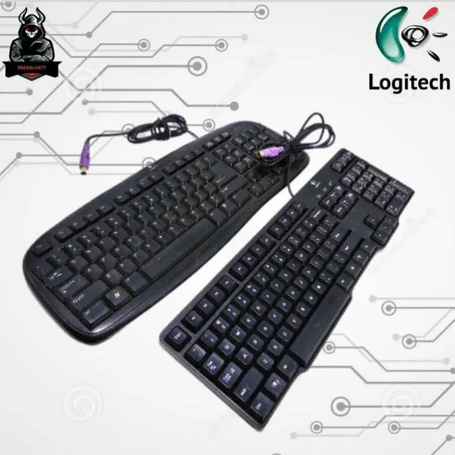 keyboard Logitech ps2 Lazada Indonesia
