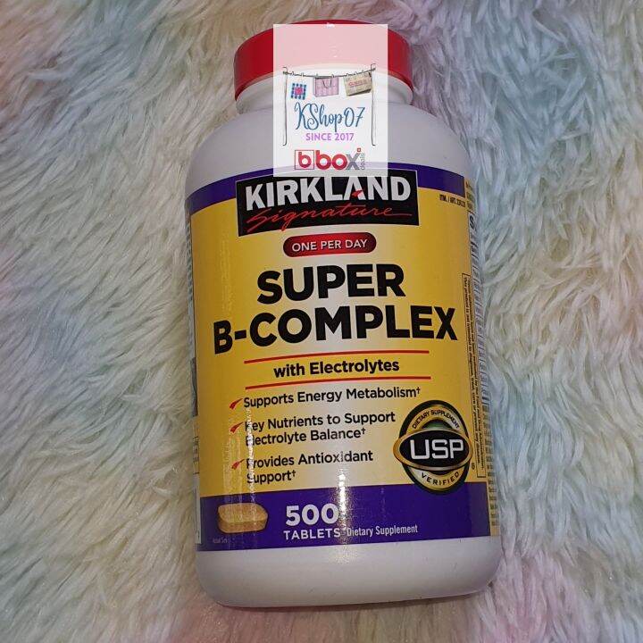 sale Kirkland b complex 500 tablets exp 02 2025 Lazada PH