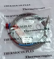 THERMOCOUPLE สายเทอร์โมคับ TYPE สายยาว 2เมตร หัวเกลียวขนาด 1/4มิล สายวัดอุณหภูมิ