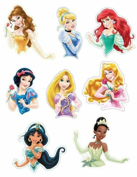 Disney princess water proof decal sticker A4 size | Lazada PH