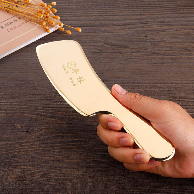 Brass Gua Sha knife Metal Guasah massage plate body universal back