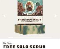 ??นำเข้า Men’s Natural soap: Limited  Free Solo Scrub  5oz/140g สบู่สำหรับผู้ชาย กลิ่นเฉพาะตัว รีวิวแน่น