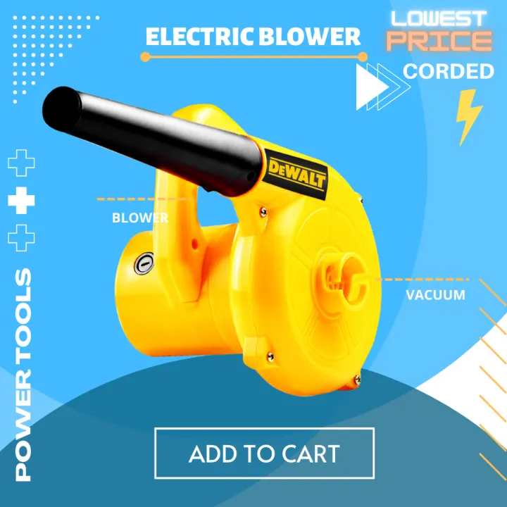 Electric Car Blower 2 in 1 Heavy Duty and High Quality Handheld High Capacity Dust Extractors