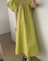 ? Bell sleeve dress (lemon) ?