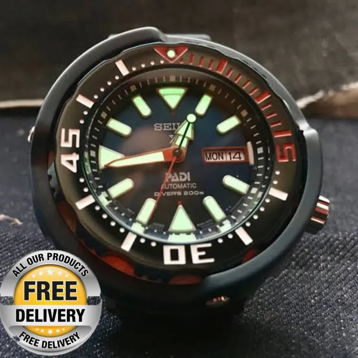 SEIKO MONSTER TUNA BLACK MADE IN JAPAN 100% ( FREE SHIPPING) | Lazada PH