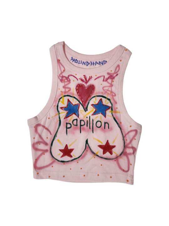 Painted Sleeveless Crop main image 1