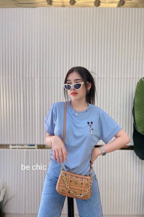 be-เสื้อยืดร่องไฮโซ-คอกลม-แขนสั้น-งานปัก-อก-38-46