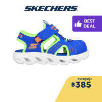 Skechers สเก็ตเชอร์ส รองเท้าแตะเด็กผู้ชาย Boys S-Lights Hypno-Splash Sunzys Sandals - 401680N-BLLM Lights, Lightweight