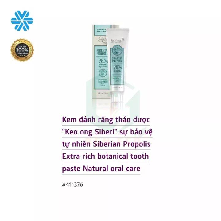 Kem đánh răng thảo dược "Keo ong Siberi" sự bảo vệ tự nhiên Siberian ...