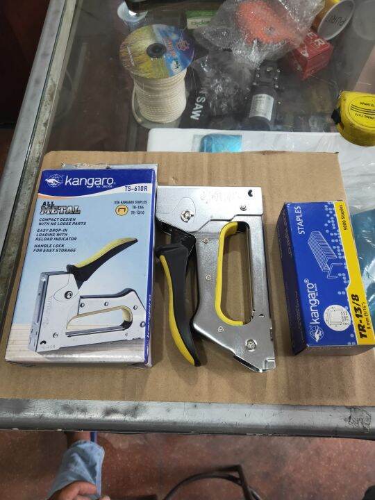 Kangaro Staple Gun TS610R Stapler yang Efisien dan Akurat Lazada
