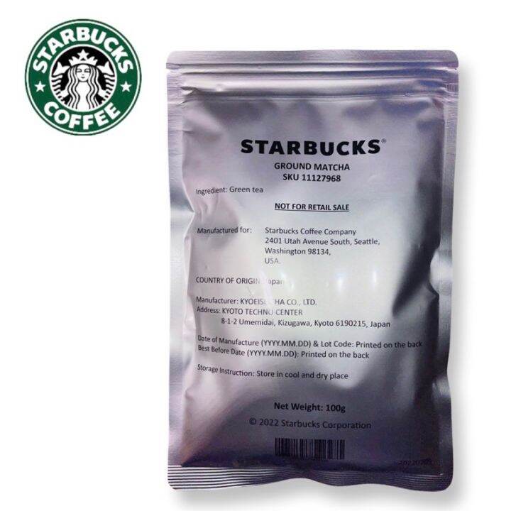 Starbucks Pure Matcha Powder 100g Lazada PH