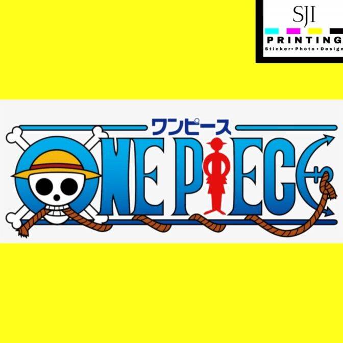 SJI One Piece Tittle Logo Vinyl Stickers / Decals | Lazada PH