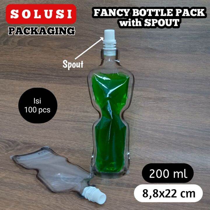 Isi Pcs Fancy Pack Ml Botol Plastik Flexibel Kemasan Minuman Jus