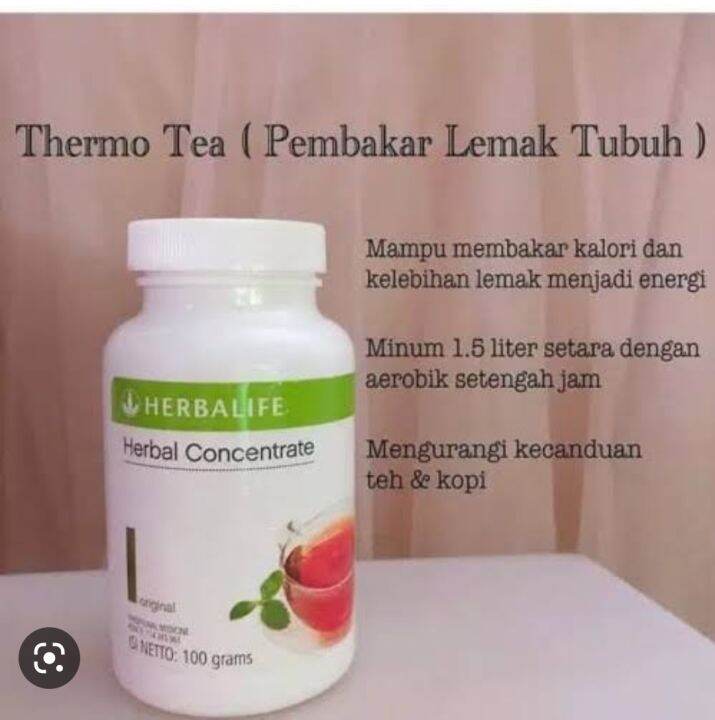 Herbalife Thermojetic Tea Thermo Tea Herbalife concentrate Tea Barcode