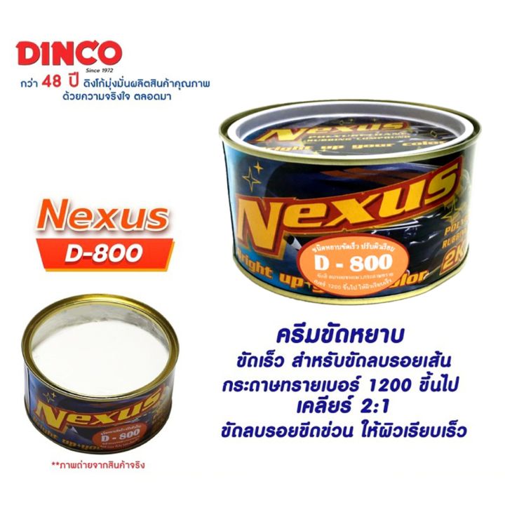 nexus-d800-d1000-d2000-ยาขัดลบรอย-ขัดไฟเหลือง-ขัดสีระบบ2k-ใช้ได้ทั้งขัดมือ-และเครื่องขัด