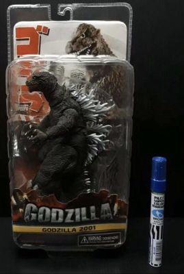 M-Moneytoys โมเดลซอฟ ก็อตซิลล่า งานแท้ (Godzilla 2001) ขยับได้ทุกข้อส่วน ความสุงประมาณ 17 cm