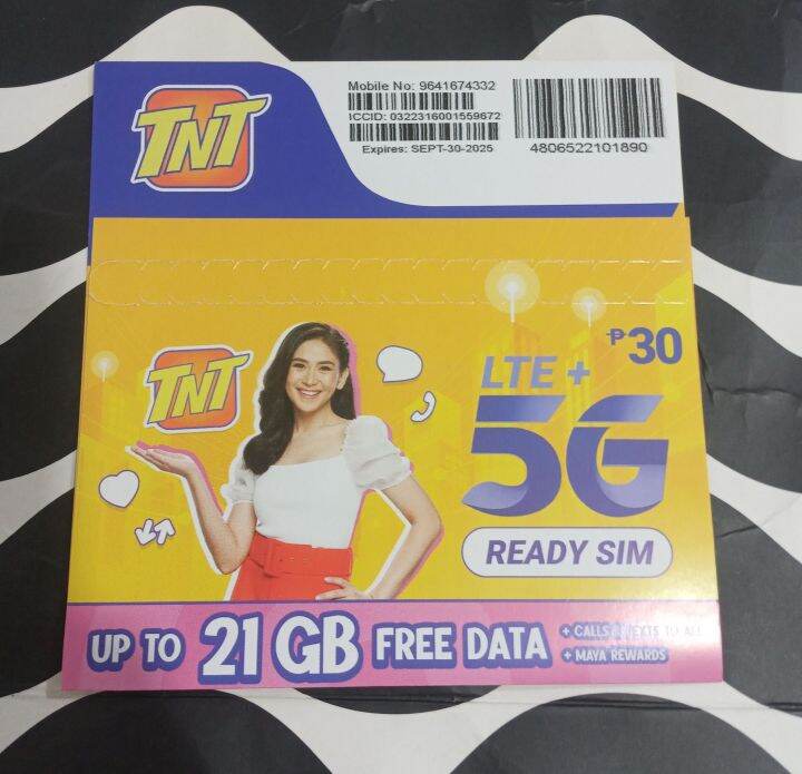 TALK N'TEXT 5G PREPAID SIM Lazada PH