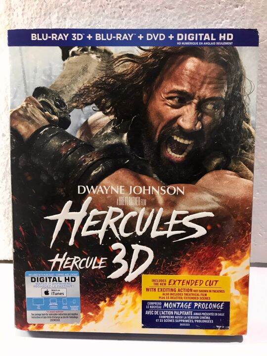 HERCULES Blu-Ray 3D + Blu-Ray | Lazada PH