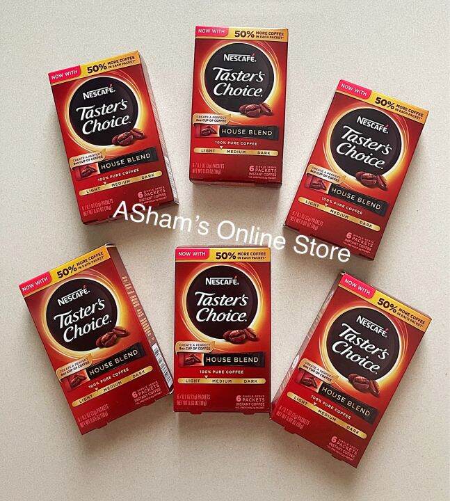 Nescafe Taster’s Choice House Blend Coffee (Light to Medium) Single