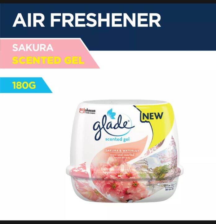 Glade Scented Gel Sakura 180g Lazada