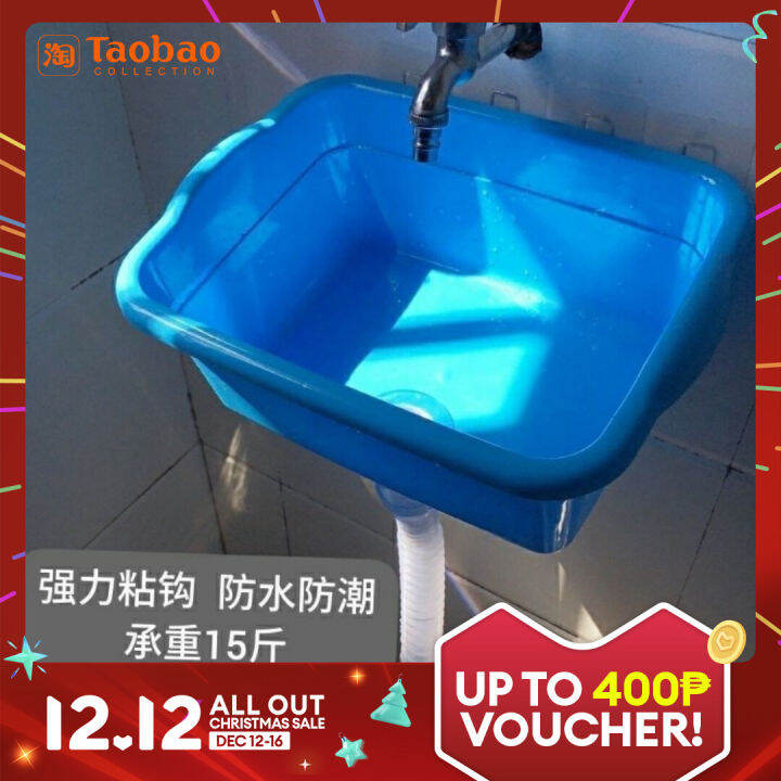 Plastic Sink Wash Basin Rental Room Washbasin with Sink Basin Bathroom