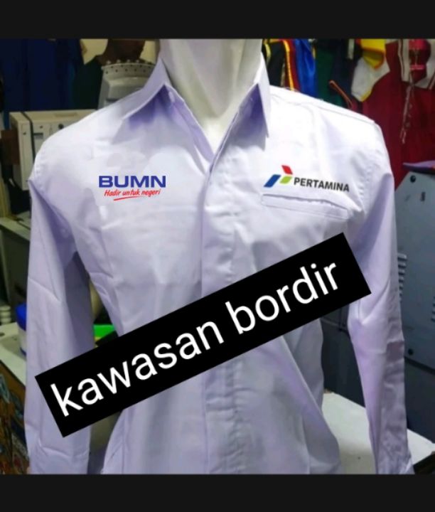 Seragam Bumn Pertamina Kemeja Bumn Pertamina Baju Bumn Pertamina Pdh ...