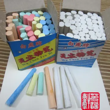 Non-Toxic Dustless Chalk with Eraser White Chalkboard Chalk Sidewalk Chalk  for Kids Teachers - China Chalk, White Chalk