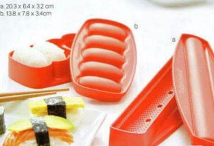 tupperware-sushi-maker-set-orange