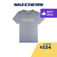 Skechers สเก็ตเชอร์ส เสื้อยืดวิ่งแขนสั้นผู้หญิง Women Running Tee  Apparel - SP22Q4W384-01F3