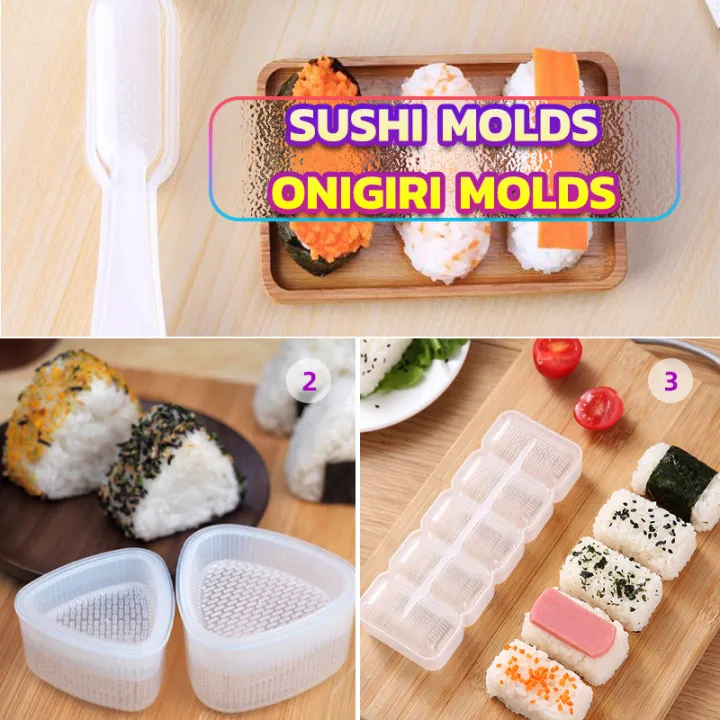 Diy Sushi Mold, Onigiri Rice Ball Food Press Triangular Sushi Maker Mold,  Sushi Kit, Japanese Kitchen Tools, Bento Box Accessories, Diy Supplies -  Temu