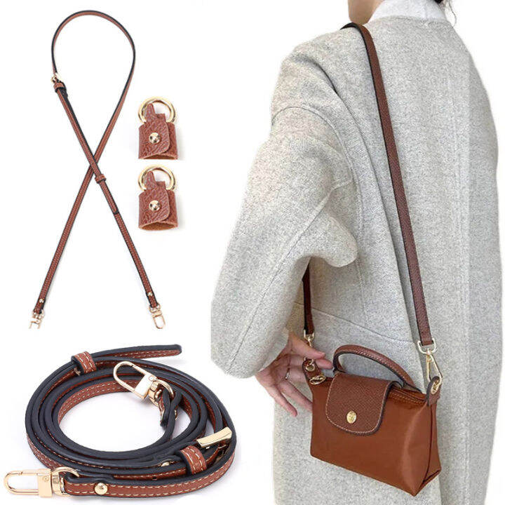Leather DIY Bag Strap Transformation for Mini Tote Bag Shoulder Strap