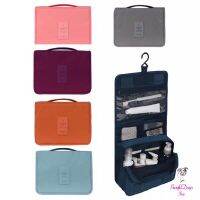 (พร้อมส่ง) กระเป๋าแขวนสำหรับเดินทาง กระเป๋าเครื่องสำอาง Travel toiletery pouch กันน้ำ กระเป๋าในห้องน้ำ