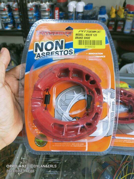 PITSBIKE BRAKE SHOE FOR WAVE 125 XRM 125 Lazada PH