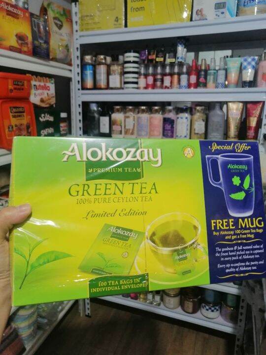 Alokozay Green Tea Box expiry date may 2024 Lazada PH