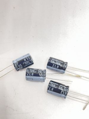 แพ็ค5ตัว ของใหม่ capacitor ตัวเก็บประจุ 100uf 50v จัดส่งรวดเร็ว‼️