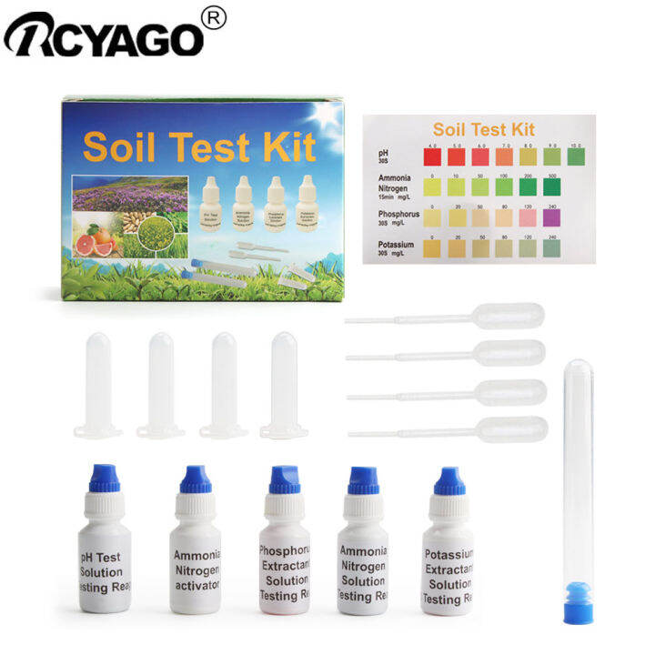 LAZADA 4 in 1 Soil Tester Soil PH Meter Ammonia Nitrogen Meter
