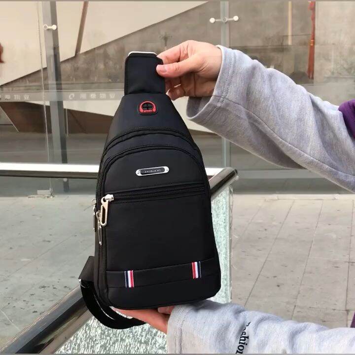 【Babbage Cahill】 Shoulder bag men Sling bag casual waterproof Oxford