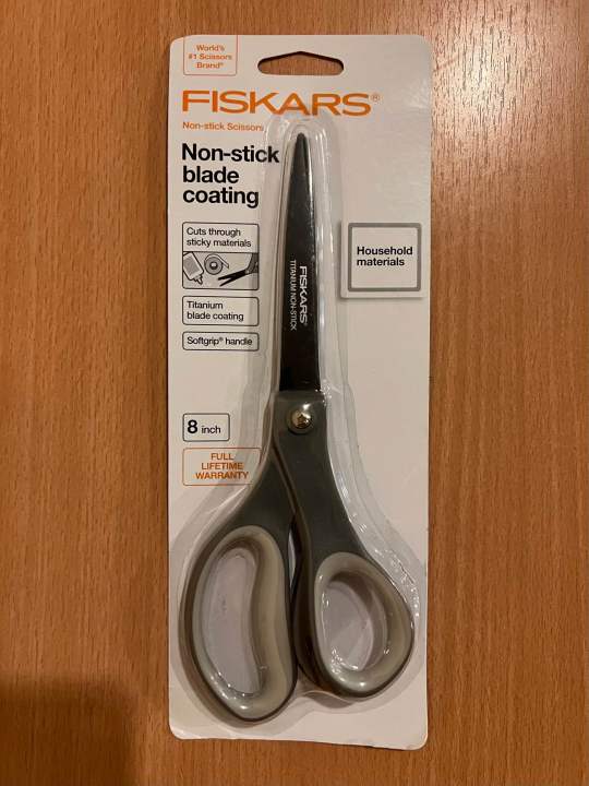 fiskars-titanium-non-stick-scissors-8-or-7-new