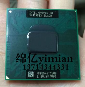 T9500 800G 6M 965 Notebook CPU Es Test Version Original PGA Gl40 ...