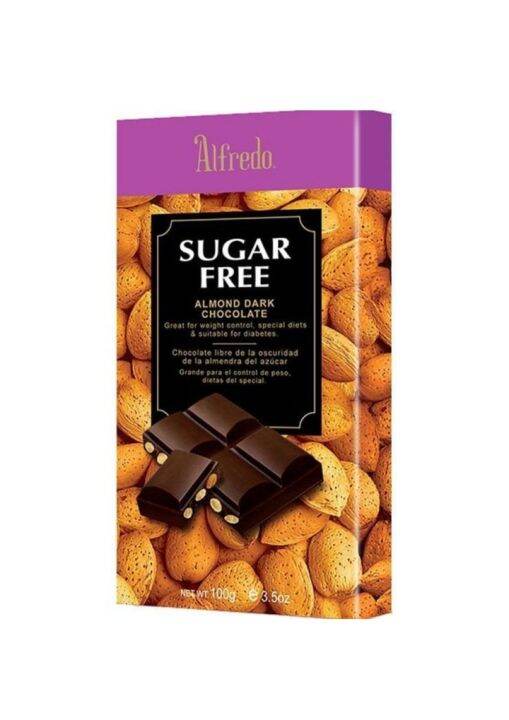 Alfredo Sugar Free Almond Dark Chocolate 100g Lazada PH