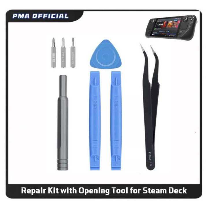 Steam Deck / Rog Ally Repair Kit with Opening Tools Screwdriver Set