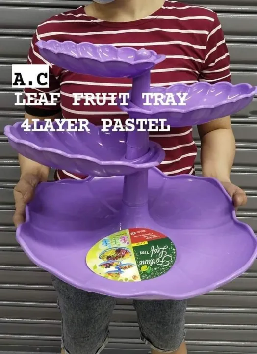 Leaf Fruit Tray 4 Layer Lazada PH