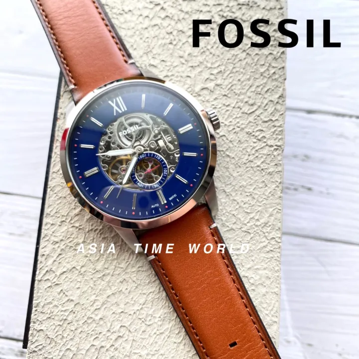 [Original] FOSSIL ME3154 Townsman Automatic Men’s Watch with Blue ...