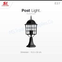 SL LIGHTING | โคมไฟหัวเสา SL-11-5024S/BK Outdoor Light Top Post Light Bollard Lamp E27 Post lamb