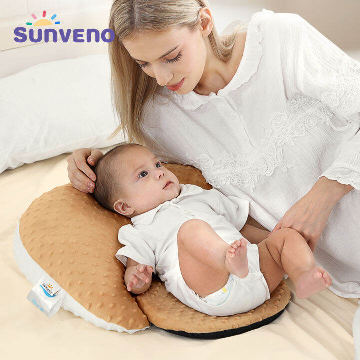 SUNVENO Multifunctional Baby's Breastfeeding Pillow, AntiReflux Milk