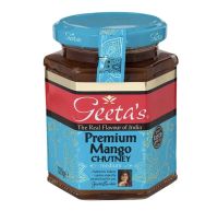 Geetas premium mango chutney เครื่องปรุงรสสุตรเข้มข้นผสมมะม่วง ขนาด 320g product from UK