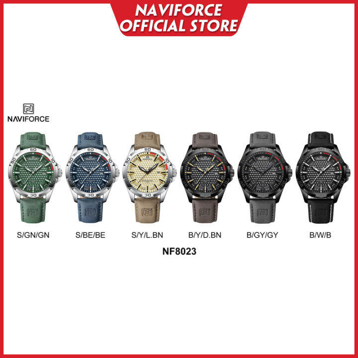 Naviforce Men's Watch Old School Design Casual Classic Day Date Quartz