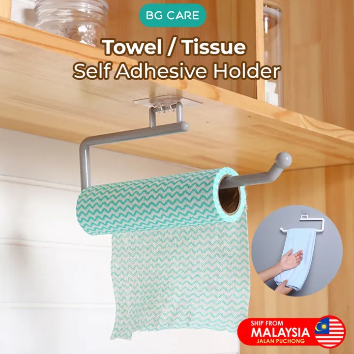 Kitchen Tissue Holder Hand Towel Holder Hanging Toilet Roll Paper Rack