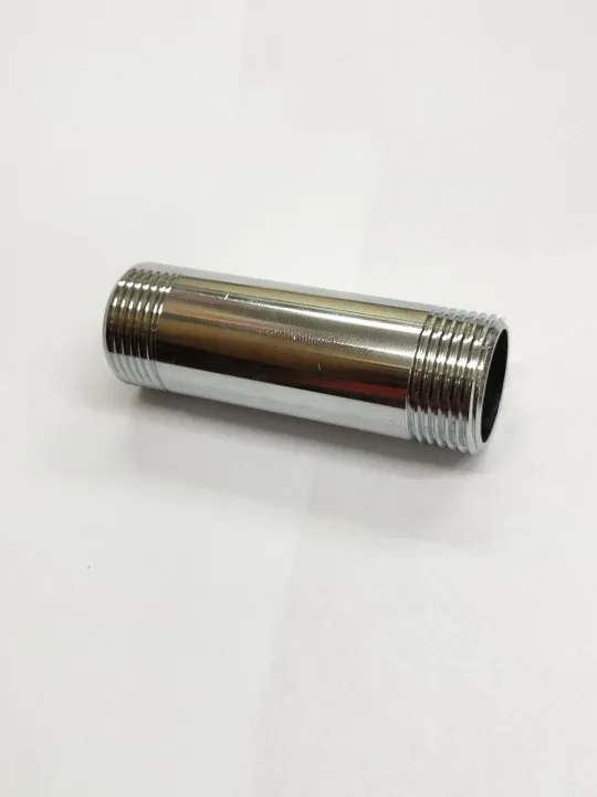 Nipple Brass Material Chrome Plated 3/4 inch x 3 inches Lazada PH