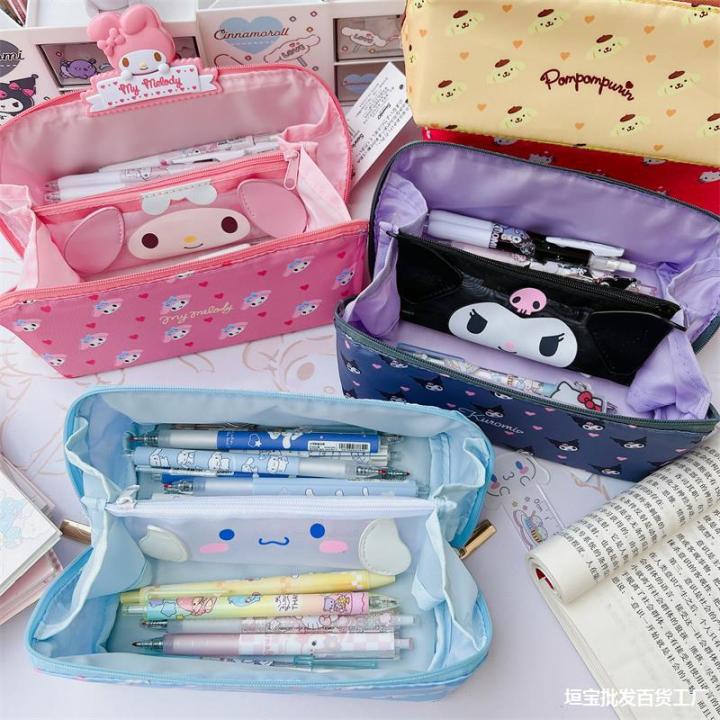 Blue Pencil Case Aesthetic Cute Pencil Case 